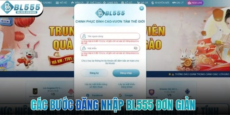 Các bước đăng nhập BL555 đơn giản trên điện thoại